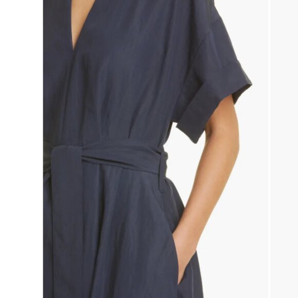 Vince Navy Midi Dress - Picture 2 of 8
